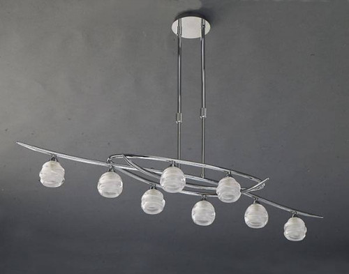 подвесная люстра mantra loop chrome 1800 в Махачкале