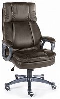 кресло для руководителя norden chairs мэдисон, обивка: искусственная кожа, цвет: экокожа темно-коричневая в Махачкале