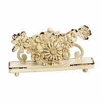 подставка для визиток pewter flower белая в Махачкале