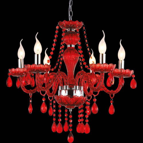 подвесная люстра arte lamp teatro a3964lm-6rd в Махачкале