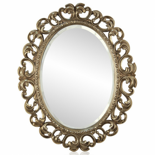 овальное зеркало настенное золото шербур florentine silver/98 в Махачкале
