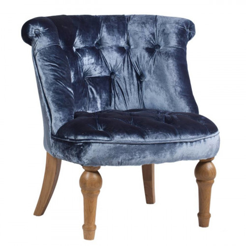 кресло sophie tufted синее в Махачкале