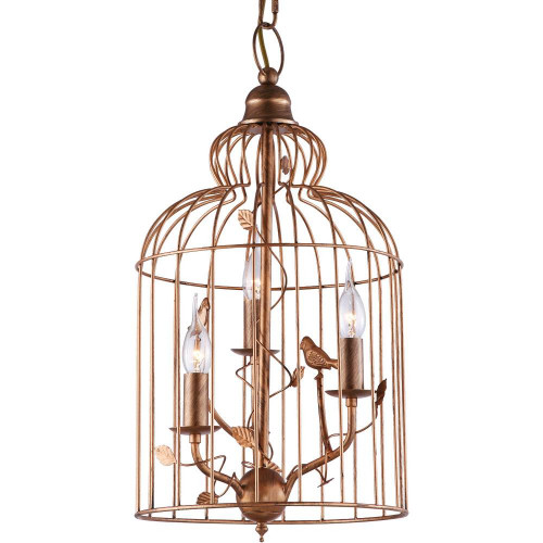 подвесная люстра arte lamp gabbia a1865sp-3bg в Махачкале