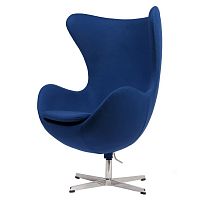 кресло egg chair синее в Махачкале
