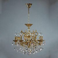 подвесная люстра ambiente leon 2128/8 wp tear drop бронза в Махачкале