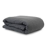 пододеяльник изо льна темно-серого цвета essential 150х200 в Махачкале