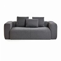 диван blok sofa 3 темно-серый от la forma (ex julia grup) в Махачкале