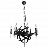 подвесная люстра lussole loft iv lsp-9300 черная в Махачкале