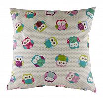 подушка с принтом owl print pink в Махачкале