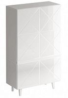 шкаф kristal с узором белый в Махачкале