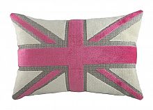 подушка с британским флагом pink velvet в Махачкале