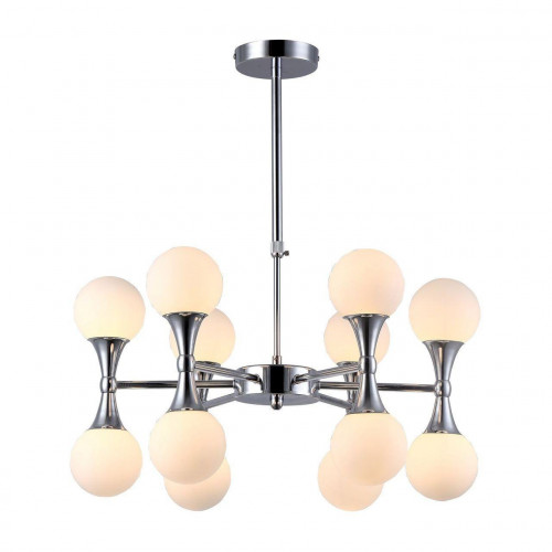 подвесная люстра arte lamp a9162lm-12cc белая в Махачкале