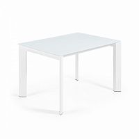 стол обеденый atta 120(180)x80 с белым стеклом от la forma (ex julia grup) в Махачкале