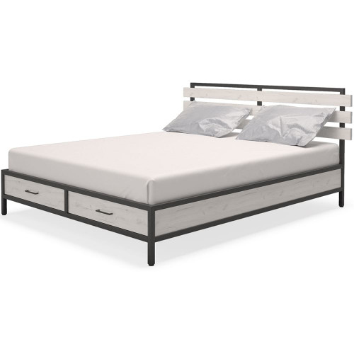 кровать двуспальная 160х200 белая neo loft в Махачкале
