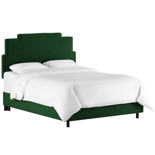 кровать двуспальная 180х200 зеленая paxton emerald velvet в Махачкале