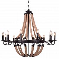 подвесная люстра arte lamp marsiglia a8956lm-12bk черная в Махачкале