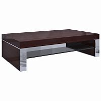 столик журнальный low silver brown коричневый, серый в Махачкале