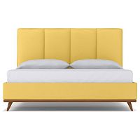 кровать двуспальная 180х200 желтая carter gold в Махачкале