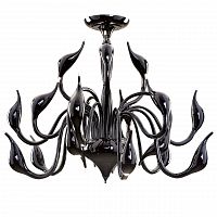 потолочная люстра lightstar cigno collo bk 751187 в Махачкале