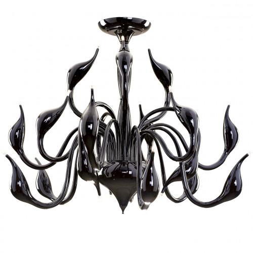 потолочная люстра lightstar cigno collo bk 751187 в Махачкале