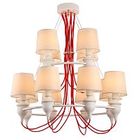 подвесная люстра arte lamp sergio a3325lm-8-4wh в Махачкале