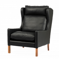 кресло wingback чёрный в Махачкале