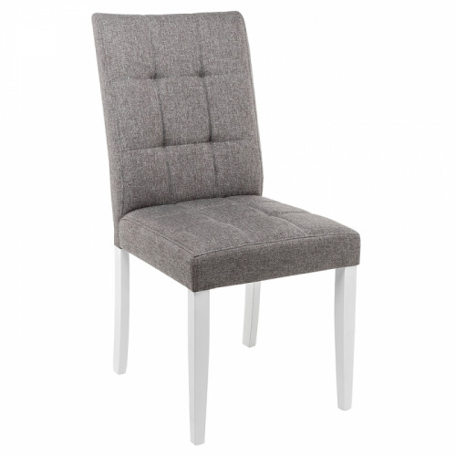 стул деревянный madina white / fabric pebble в Махачкале