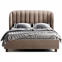 кровать двуспальная 180х200 бежево-розовая tulip в Махачкале