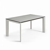 стол atta 160 (220)x90 с светло-серой столешницей cc0183hp от la forma (ex julia grup) в Махачкале