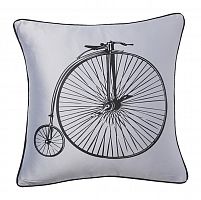 подушка с ретро-велосипедом retro bicycle grey в Махачкале