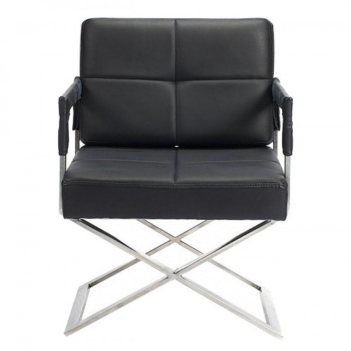кресло aster x chair кожа черное в Махачкале