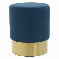пуф pudra blue синий с золотым в Махачкале