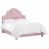 кровать двуспальная 160х200 розовая kennedy lilac linen в Махачкале