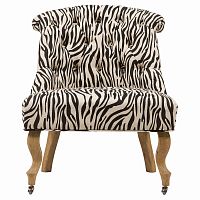 кресло amelie french country chair черно-белое в Махачкале