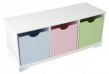 скамья kidkraft storage bench pastel (14565) в Махачкале