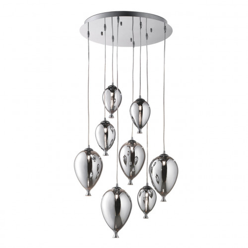подвесная люстра ideal lux clown sp8 cromo в Махачкале