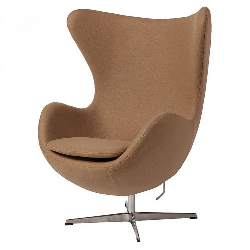 кресло egg chair темно-бежевое в Махачкале