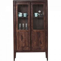 шкаф-витрина brooklyn walnut коричневый 100x40 в Махачкале