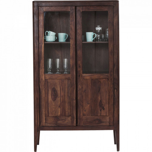шкаф-витрина brooklyn walnut коричневый 100x40 в Махачкале