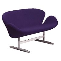 диван swan sofa прямой фиолетовый в Махачкале