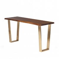 консоль wood&steel коричневая, золото в Махачкале