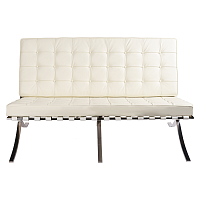 диван barcelona style loveseat sofa прямой белый в Махачкале