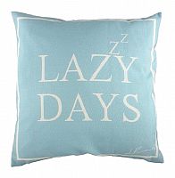подушка с надписью lazy days в Махачкале