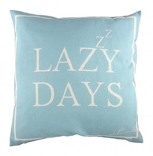 подушка с надписью lazy days в Махачкале