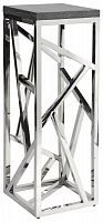 консоль geometric высокая 40x40x110 металл, серая столешница в Махачкале