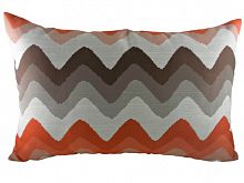 подушка с цветными волнами orange chevron в Махачкале