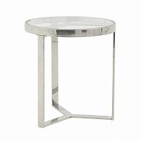 стол silver glass small серебристый, прозрачный в Махачкале