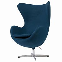 кресло egg chair сине-зеленое в Махачкале
