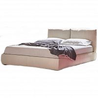 кровать двуспальная 160х200 бежевая bubble в Махачкале