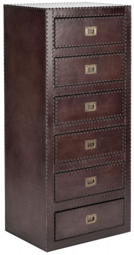 комод sheppard 6 drawers gun metal в Махачкале